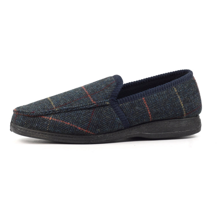 Lazydogz Men’s Eisenhower II Navy Slipper