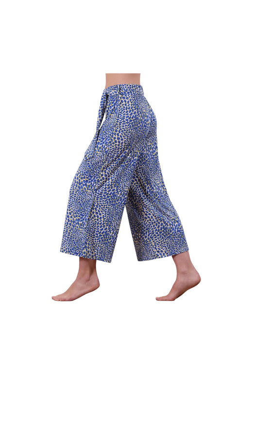 Marble Culottes 7943-153 Blue Print