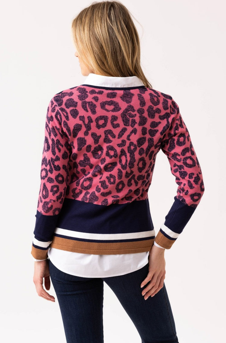 Marble Sweater 7997-230 Pink
