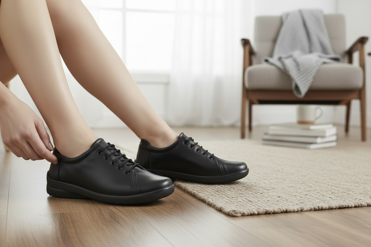 Phoenix Casual Leather Plimsole