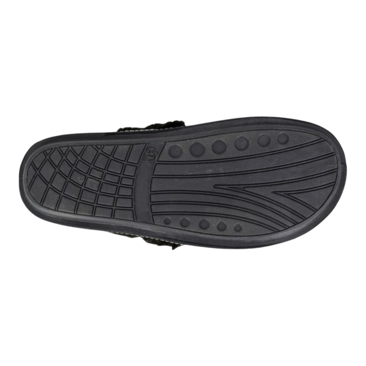 Daisy Slippers Black