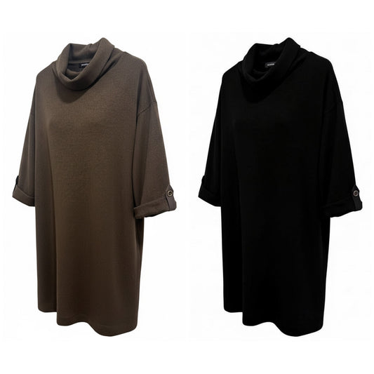 Pomodoro Cowl Dress 62653 (colour options)