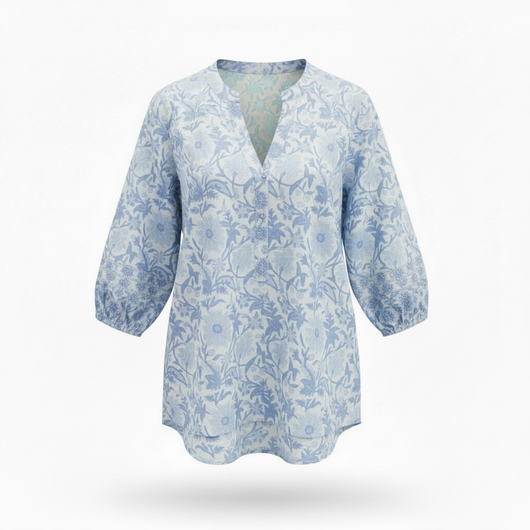 Pomodoro Block Print Shirt (colour options)