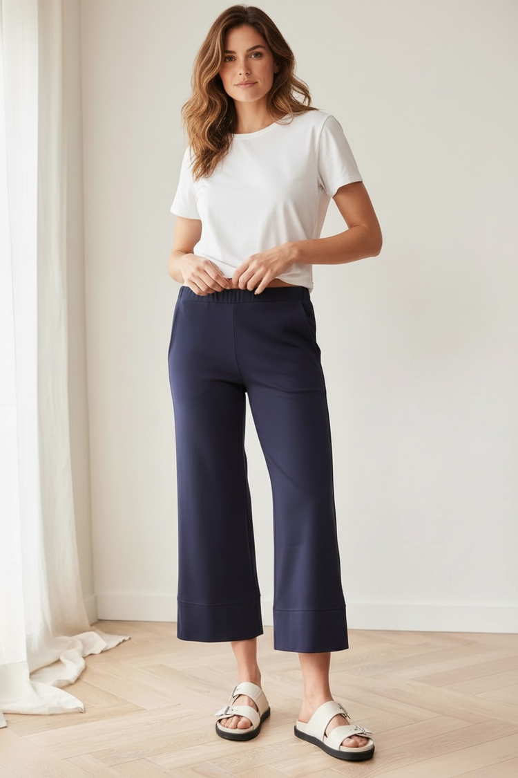 Peruzzi Wide Cuffed Trousers S26114 (colour options)