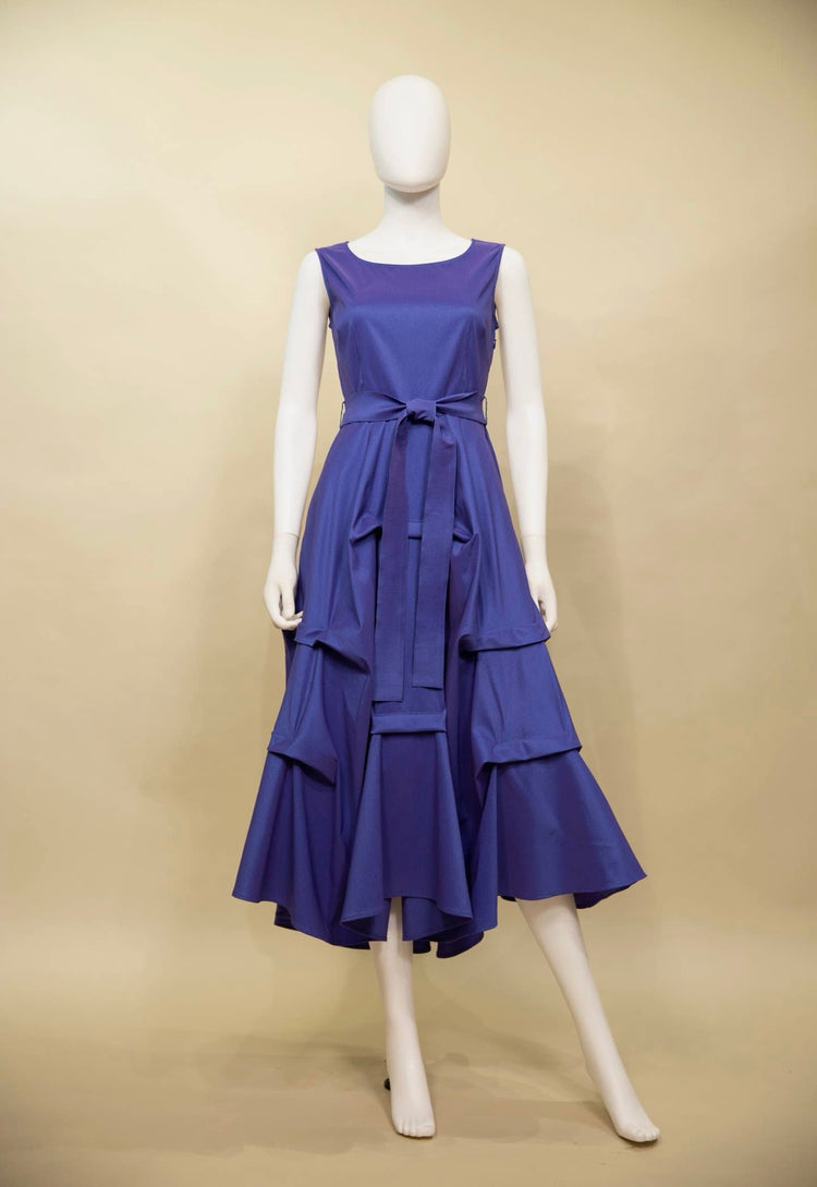 Periwinkle Ruffle Dress & Wrap