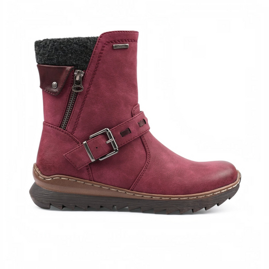 Lunar Haley Waterproof Ankle Boot Burgundy
