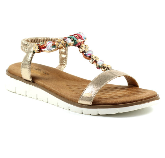 Lunar Tempo Sandal Gold