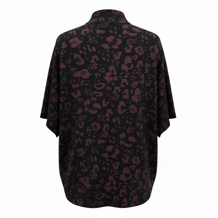 Peruzzi Animal Jacquard Knit Sweater W26192