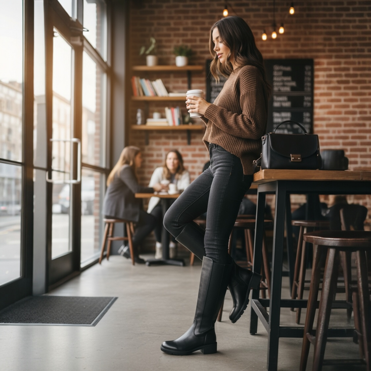 Adesso Finch Liquorice Boots