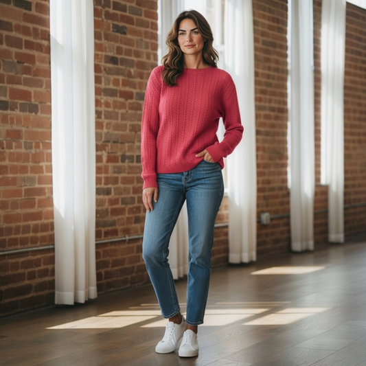 Amazing Hanna Jumper Coral Red