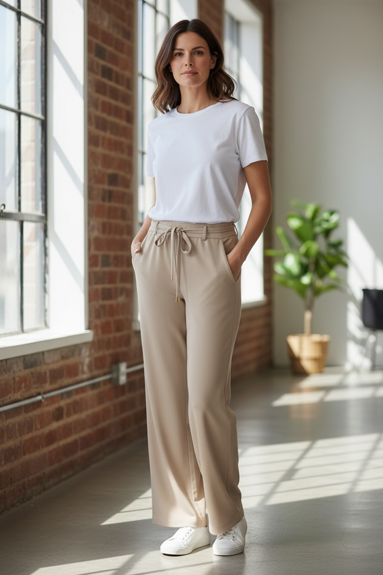 Pomodoro Cupro Trousers 22602 (colour options)