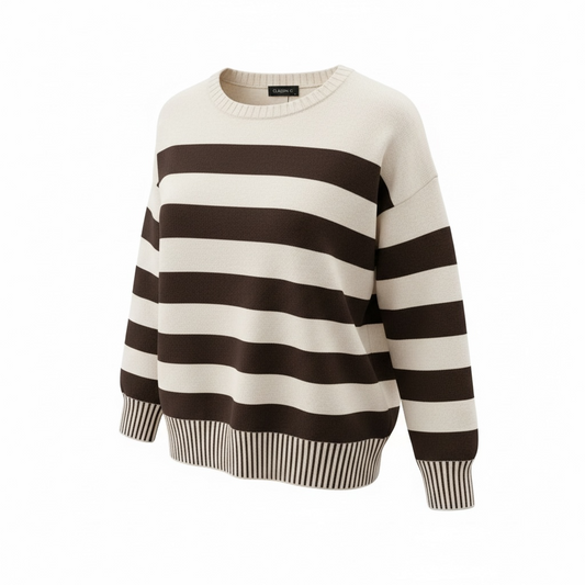 Claudia C Striped Sweater 13640