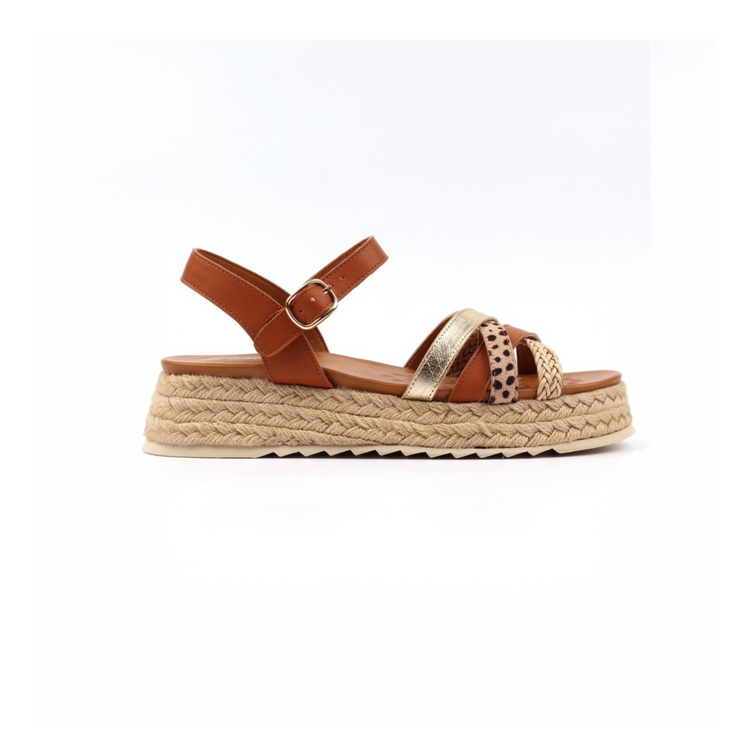 Lunar Flick Tan Sandal