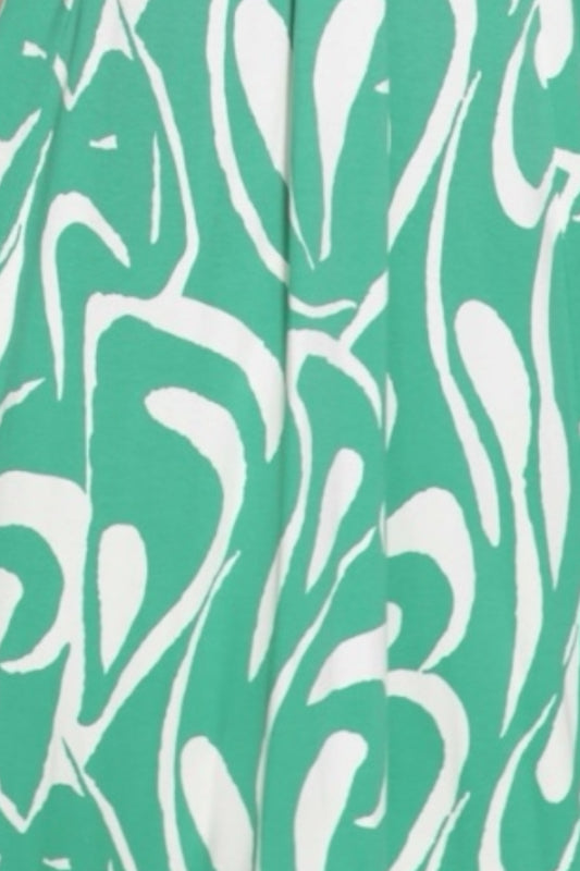 Pomodoro Swirl Maxi Dress Green