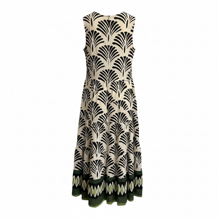 Pomodoro  Fan Border Holiday Dress