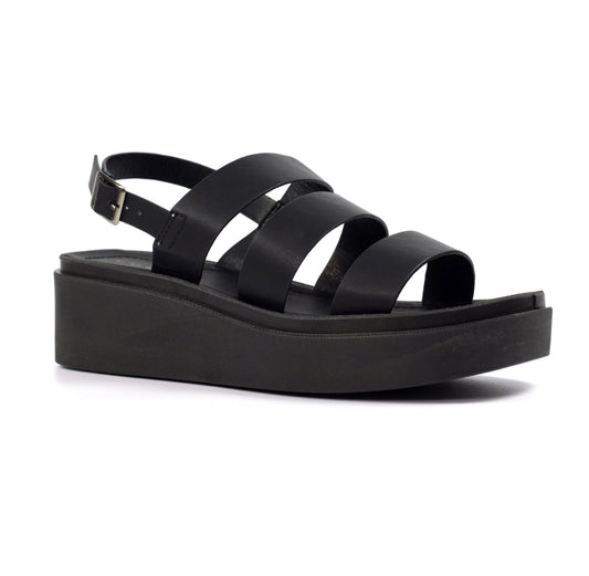 Lunar Lipstick Black Sandal