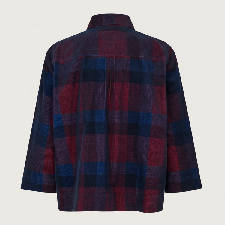 Masai Ibilisan Checked Cord Shirt