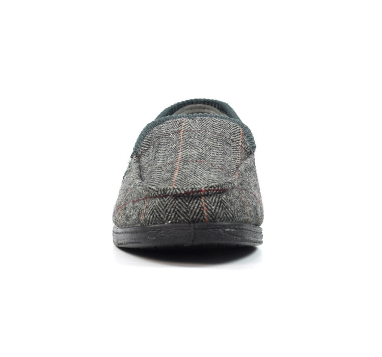 Lazydogz Men’s Eisenhower II Grey Slipper