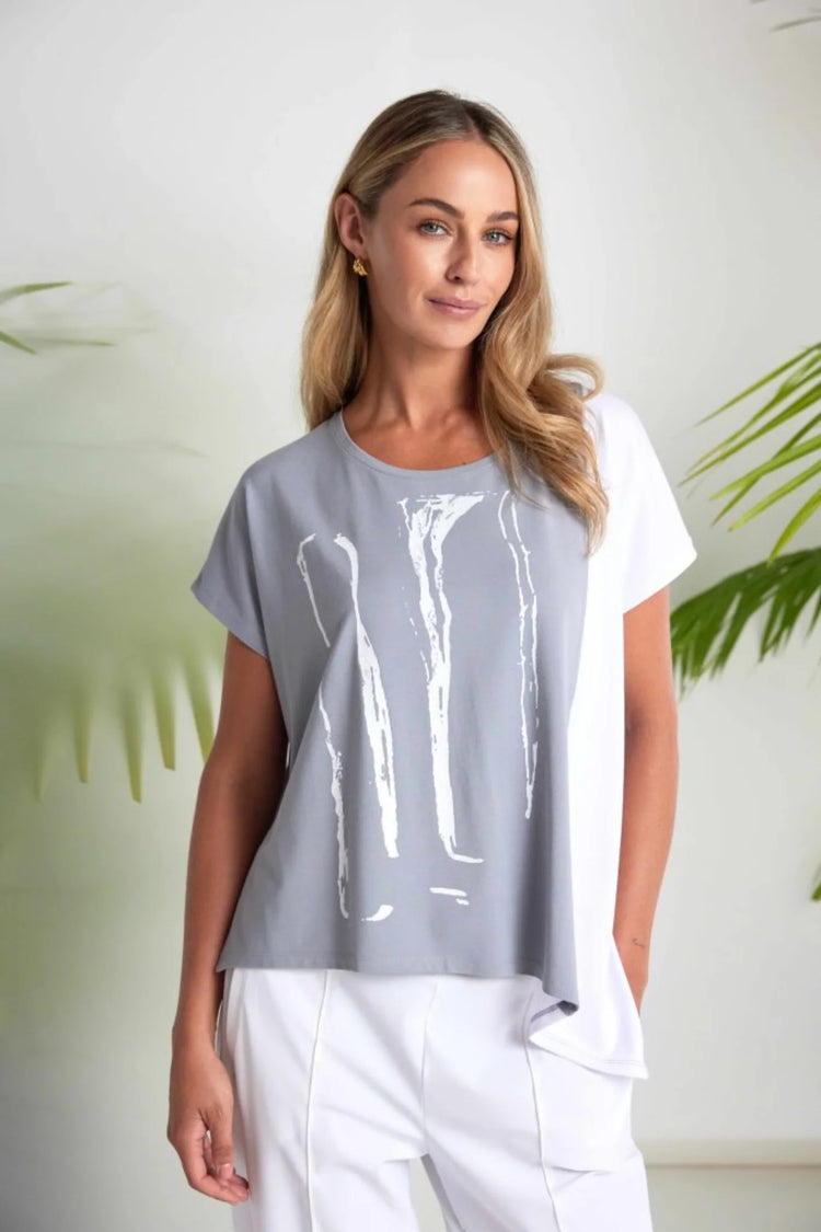 Naya Dip Hem Top Dove NAS26119