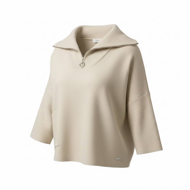 Piccadilly Half Zip Pocket Sweater