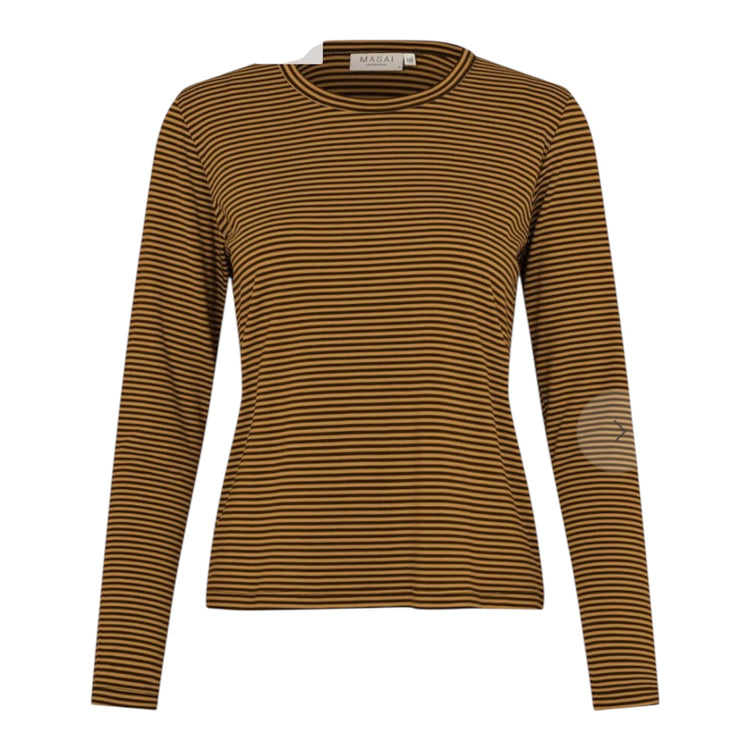 Masai Daritha Stripe Top Medal Bronze