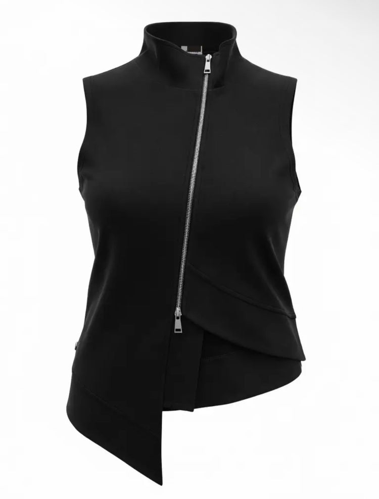 MJ Asymmetrical Jersey Gilet Black WF2750