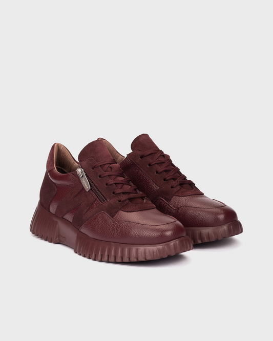 Wonders Trainers A4424 Burgundy
