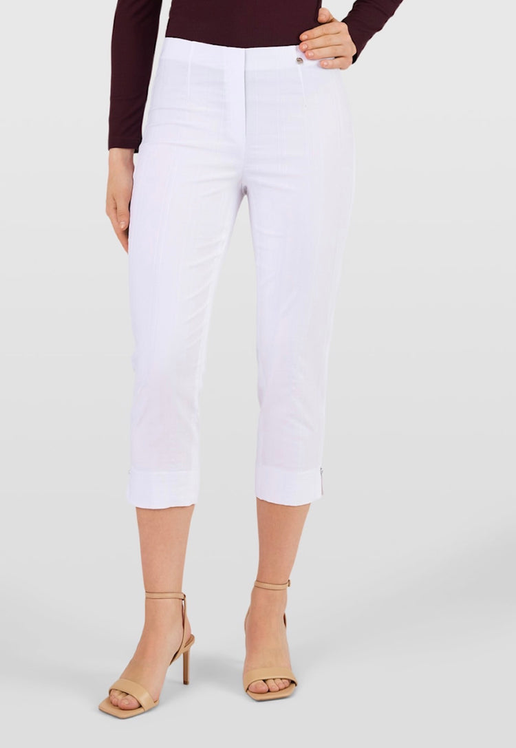 Robell Marie 07 seersucker Trousers