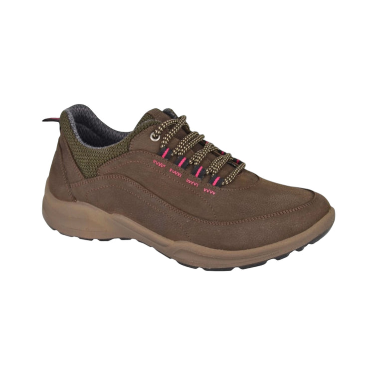 Bryony Leather Trainers Brown