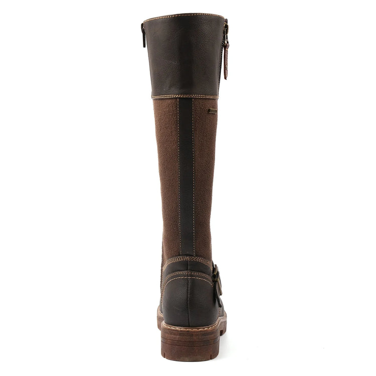 Lunar Joy Waterproof Expanding Calf Boots Brown