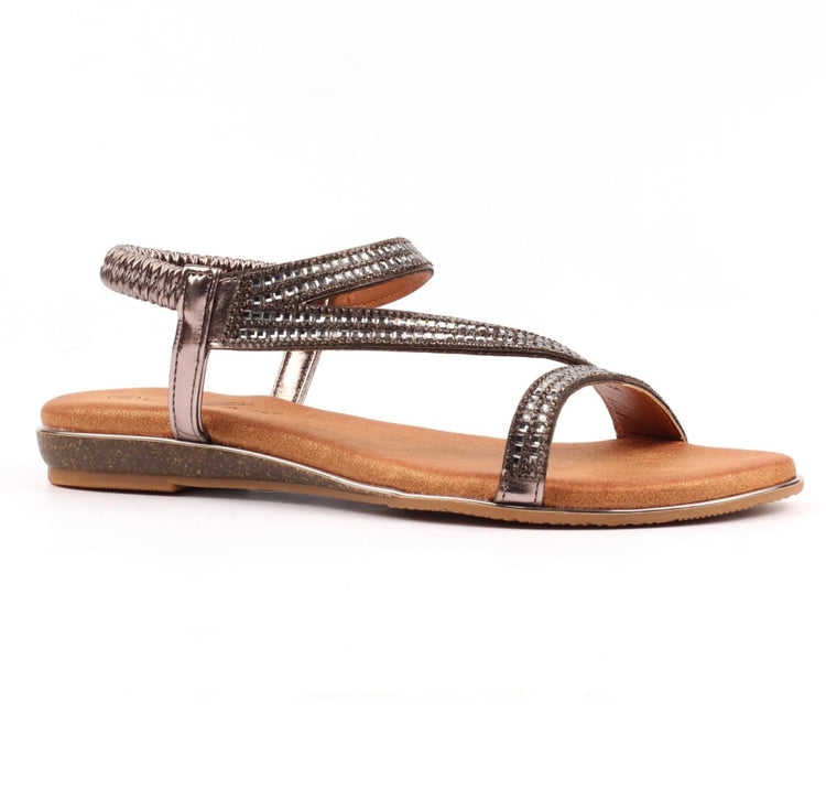 Lunar Blaise II Pewter Sandal