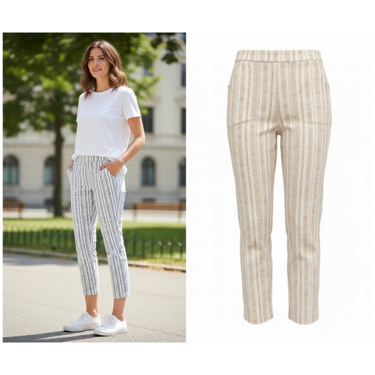 Peruzzi Print Cropped Trousers