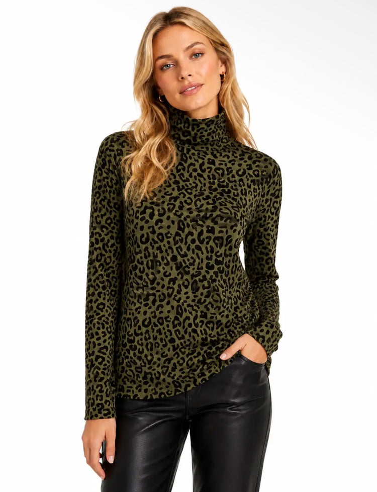 MJ Leopard Full Mesh Top