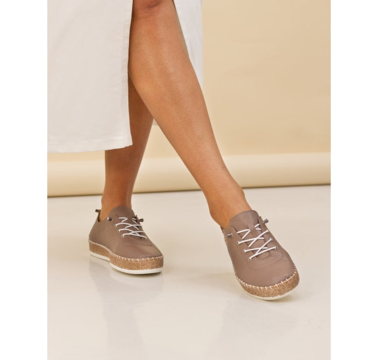Lunar Evie Plimsole Taupe