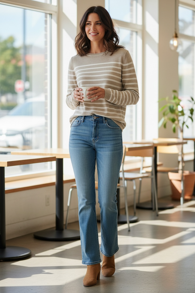 Sunday Striped Pullover