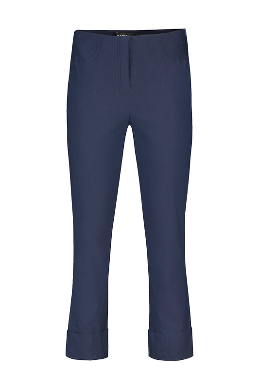 Robell Bella 09 Fleece Lined Trousers 51568-54025 Navy