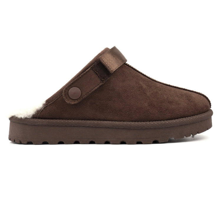 Lunar Odessa Slipper Dark Brown