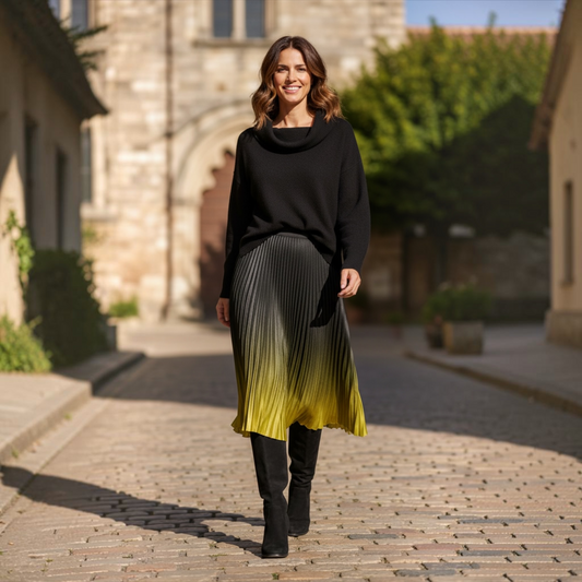 Pomodoro Ombré Skirt Lime 72650