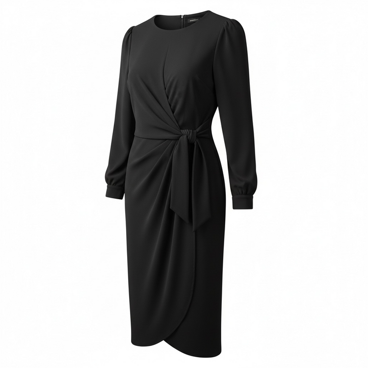 Pomodoro Tie Side Dress 62656 (colour options)