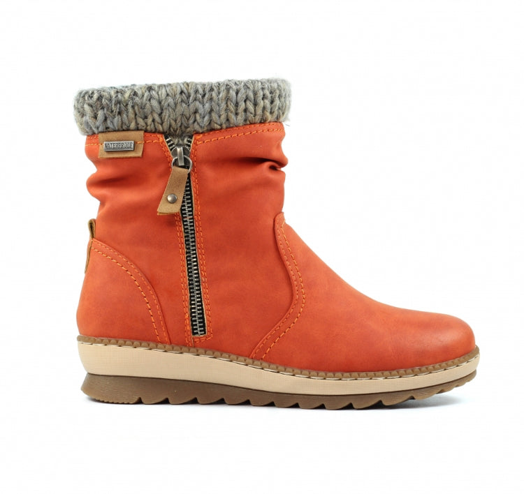 Deborah Orange Waterproof Boot