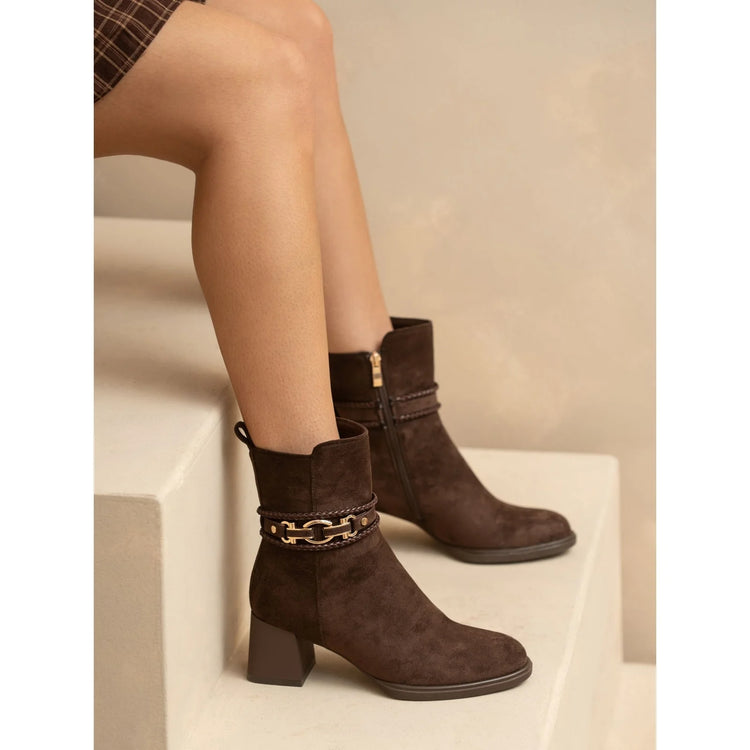 Lunar Zula Ankle Boot Brown