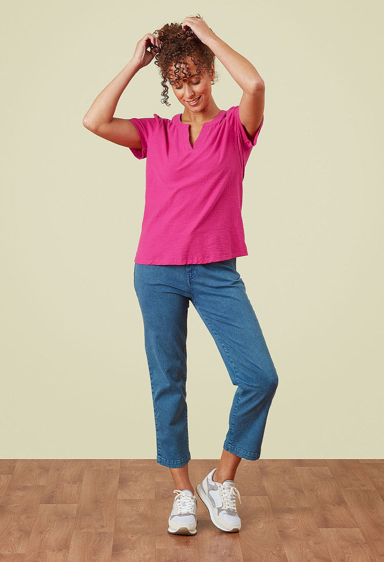 Adini Flora Slub T Shirt (colour options)