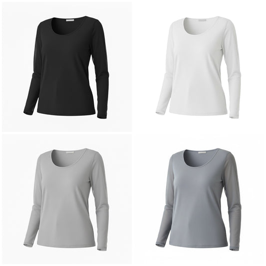 Naya Mesh Sleeve Top NAS26106 (colour options)