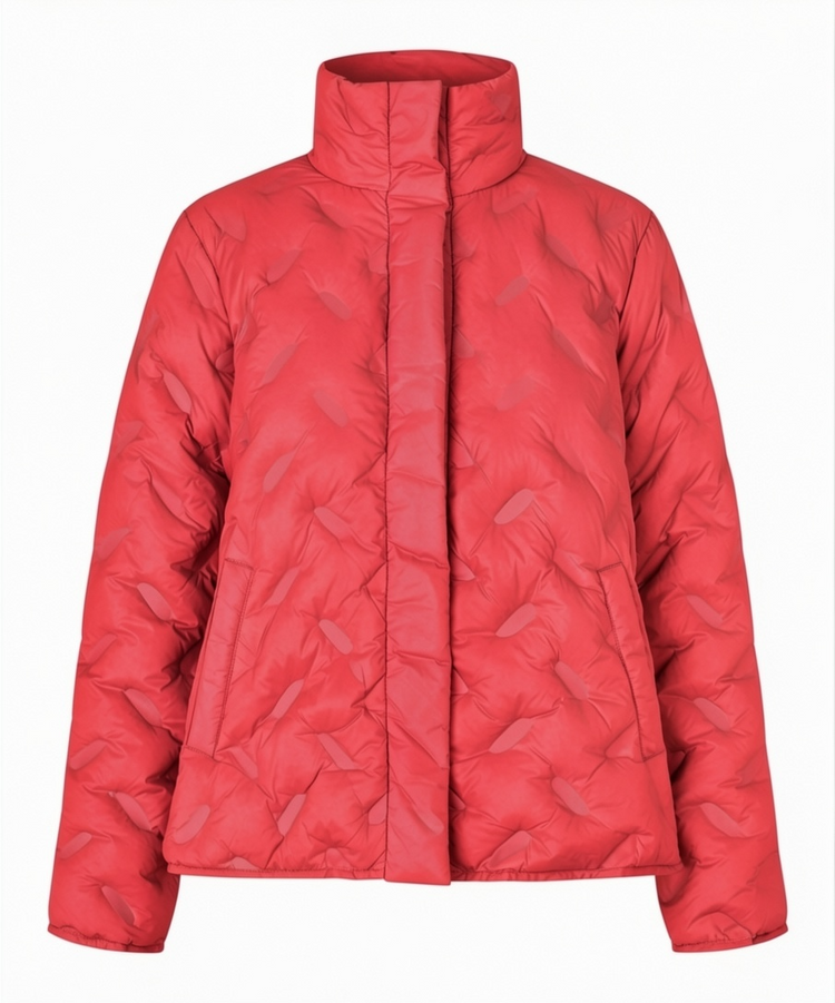 Masai Tuva Coat with zipper Poinsettia