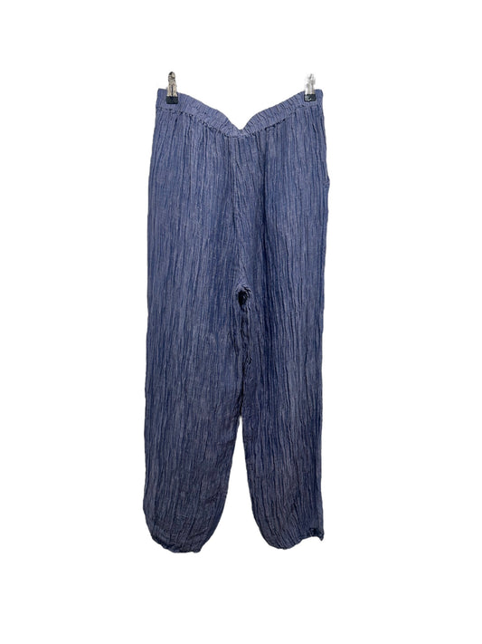 Grizas Silk/Linen Trousers Indigo
