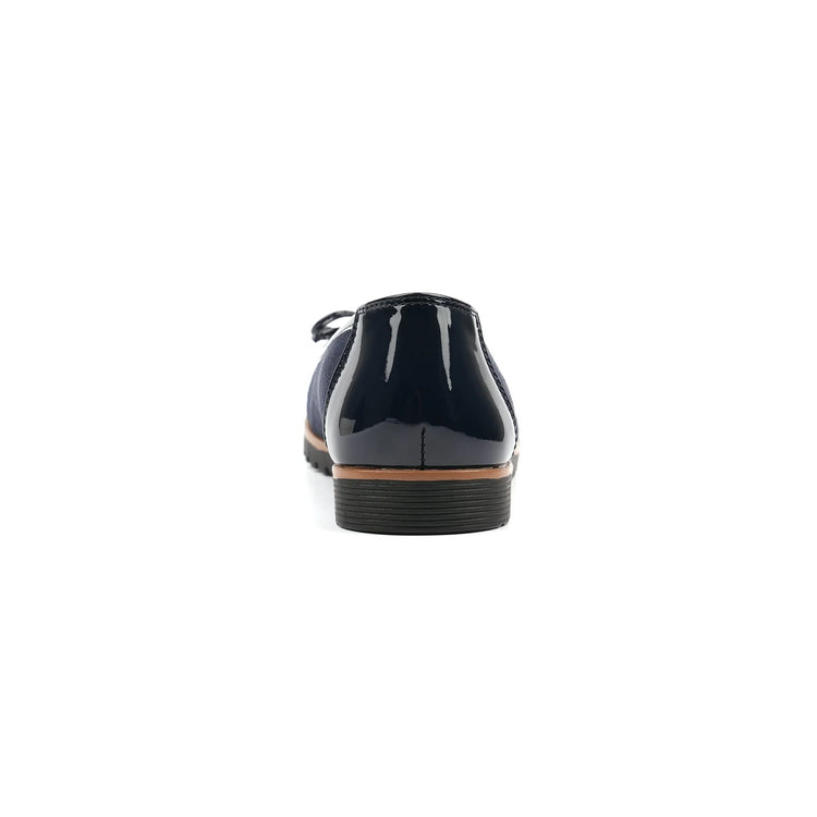 Lunar Lydia Patent Shoe Navy