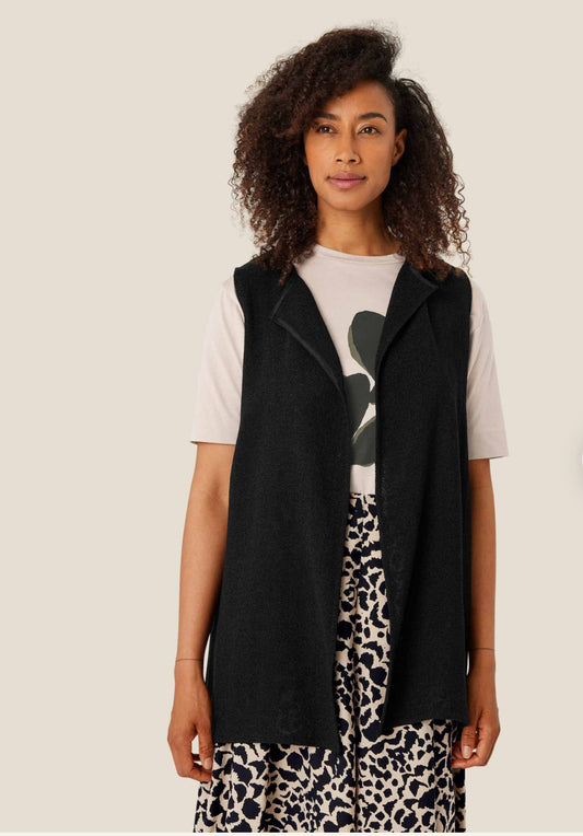 Masai Jett Waistcoat Black