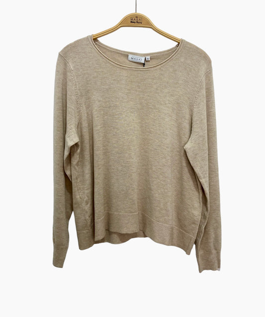 Masai Filina Sweater Beige Melange