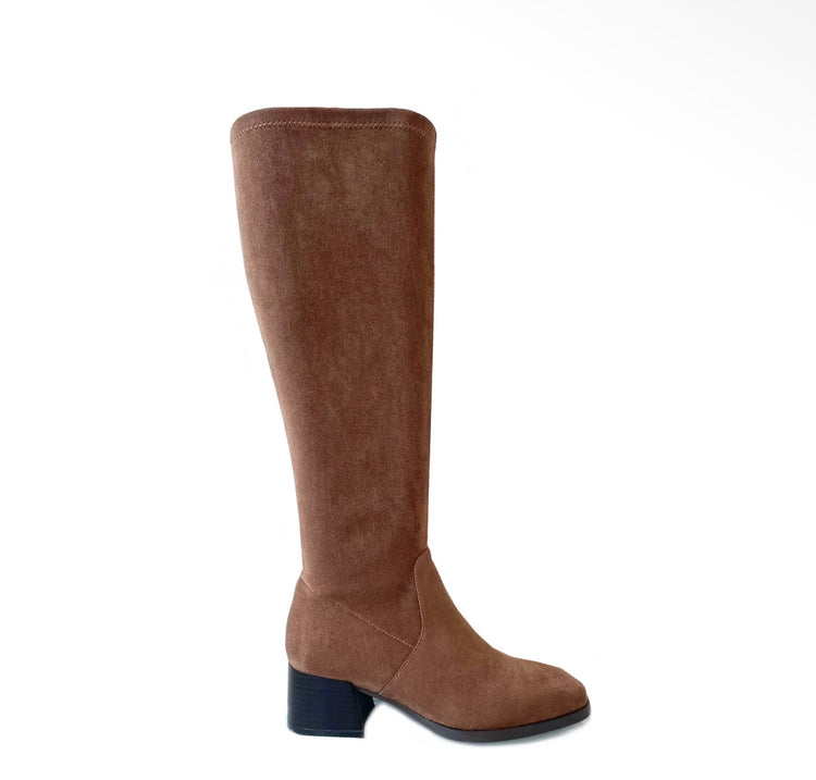 Maddie Stretch Boots Tan
