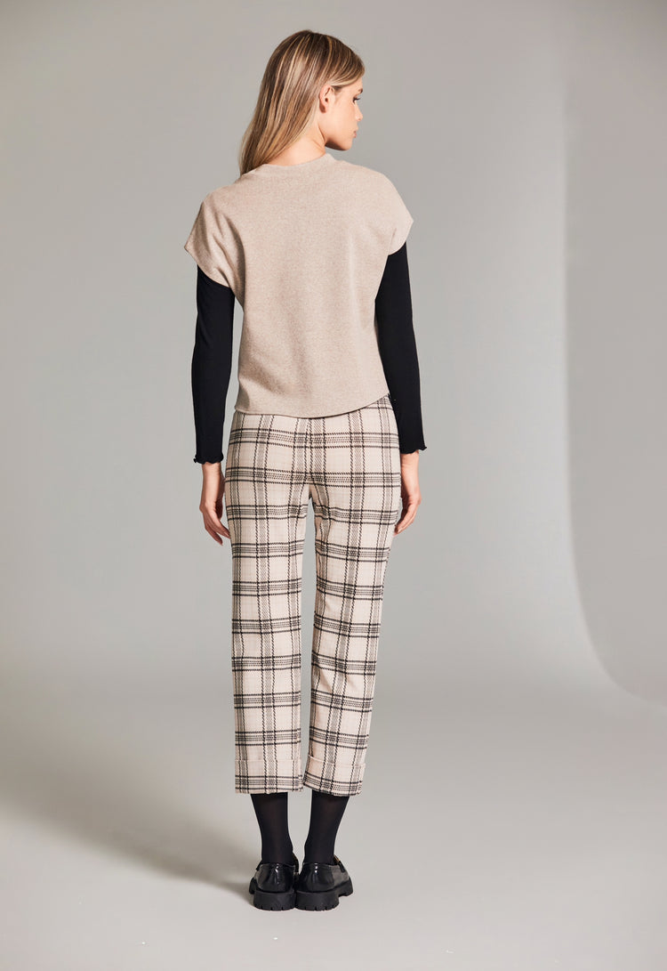 Peruzzi W24124 Checked Ankle Trousers